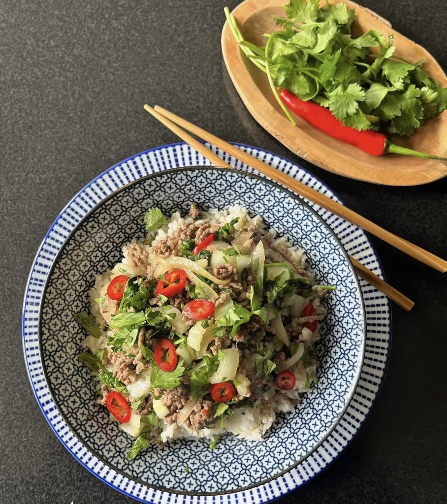 Wok met gehakt