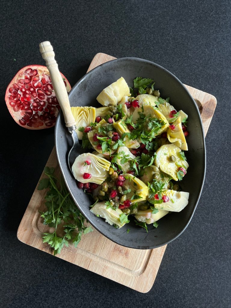 Salade van artisjokharten