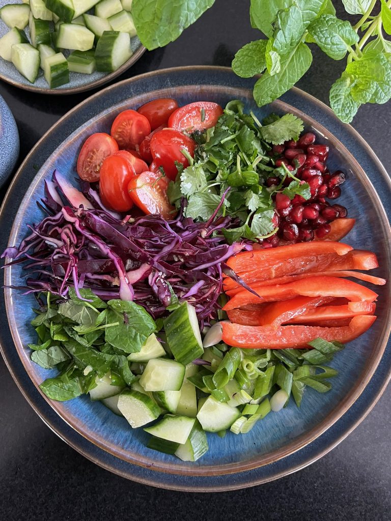 Rode koolsalade