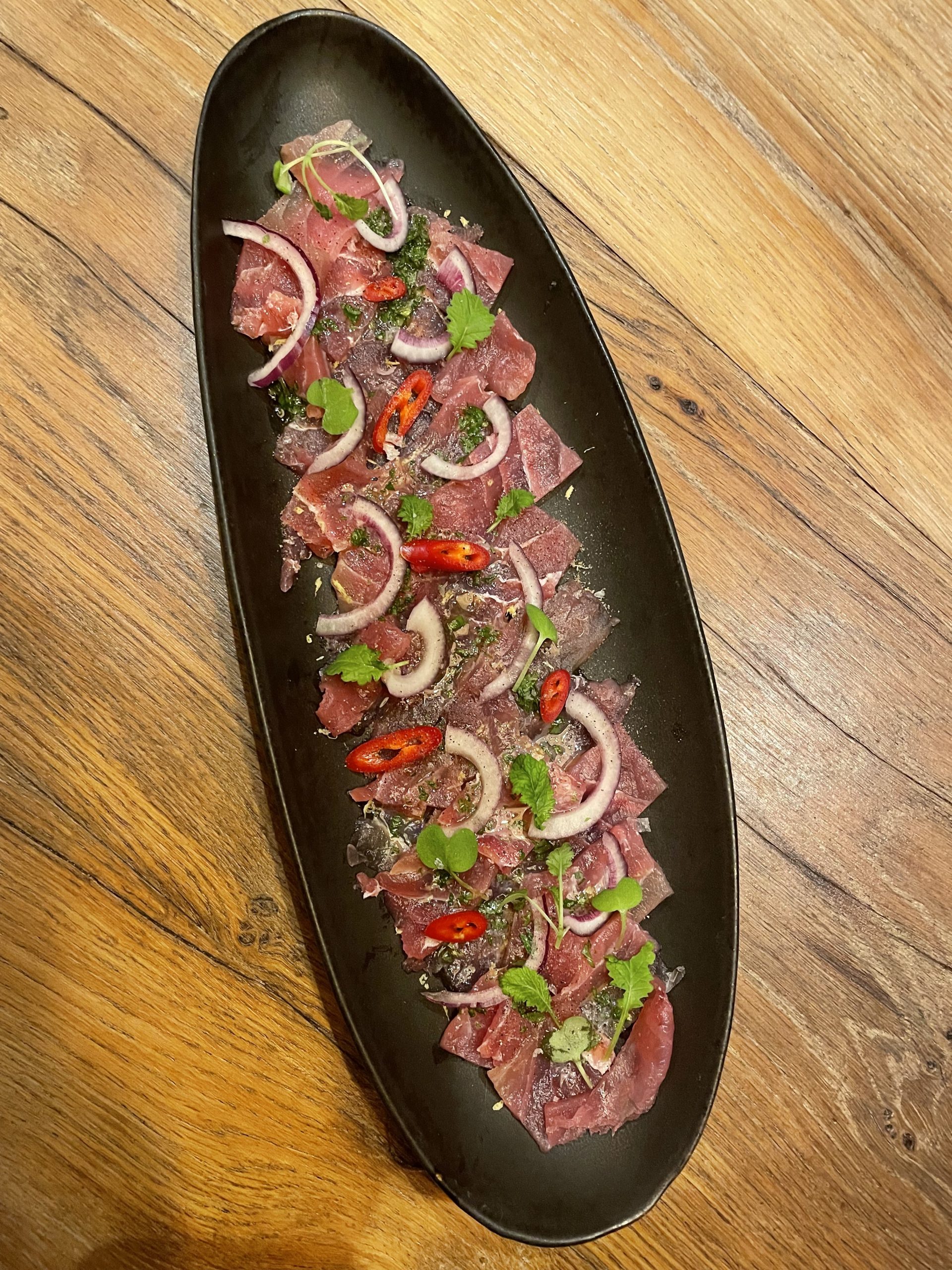 Tonijncarpaccio